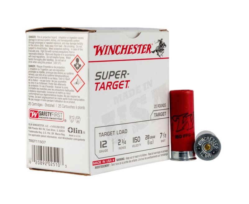 Winchester Super-Target Ammunition 12 Gauge 2-3/4″